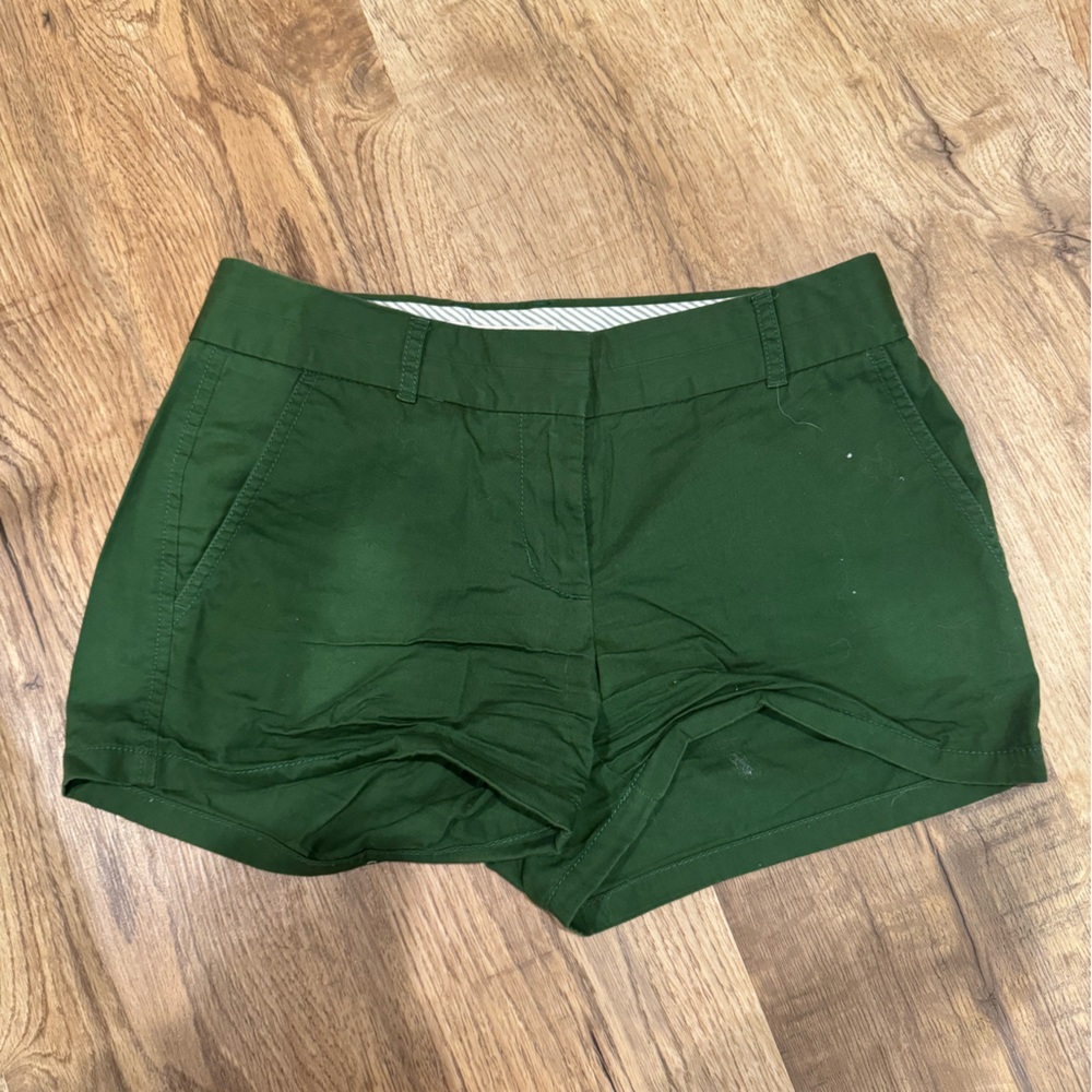 Olive JCREW chino shorts